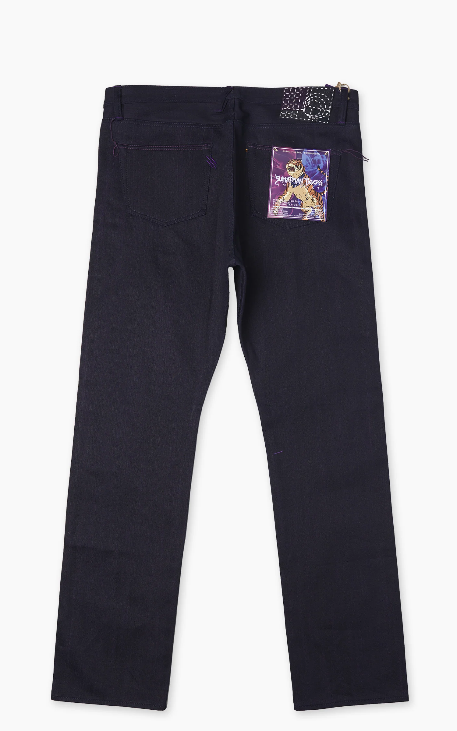 NBDN Sumatran Tigers XI Amethyst Slim Straight Selvedge Jeans Indigo 16oz