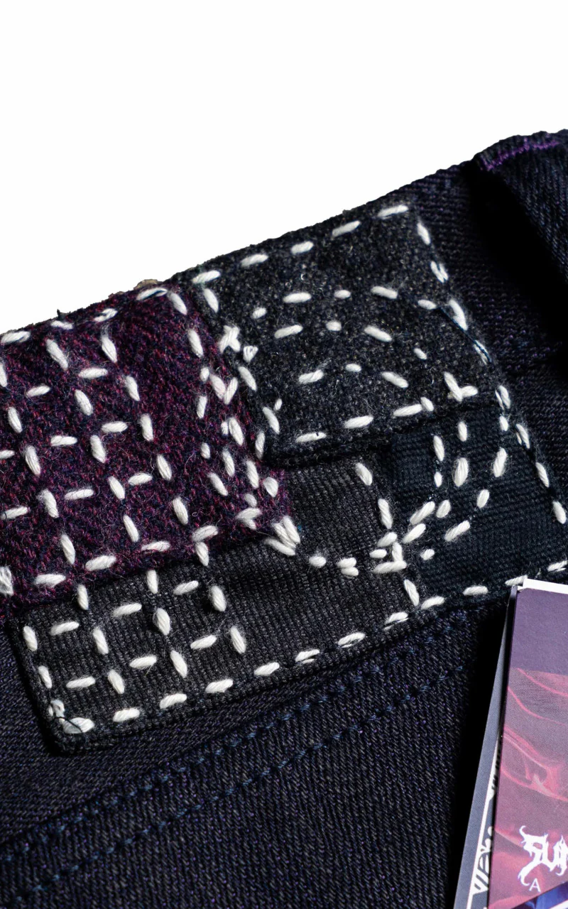 NBDN Sumatran Tigers XI Amethyst Slim Straight Selvedge Jeans Indigo 16oz - Image 9