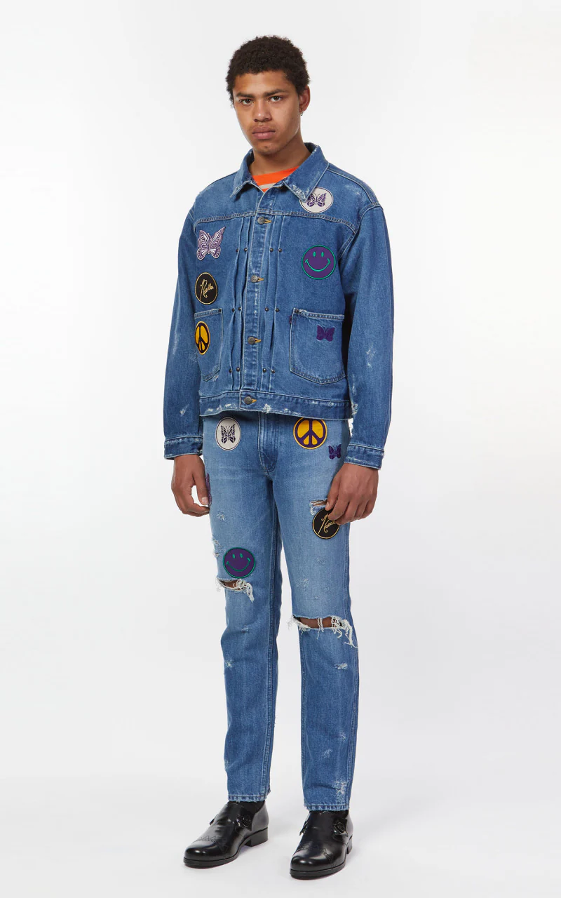 Needles Assorted Patches Jean Jacket Indigo - Image 3