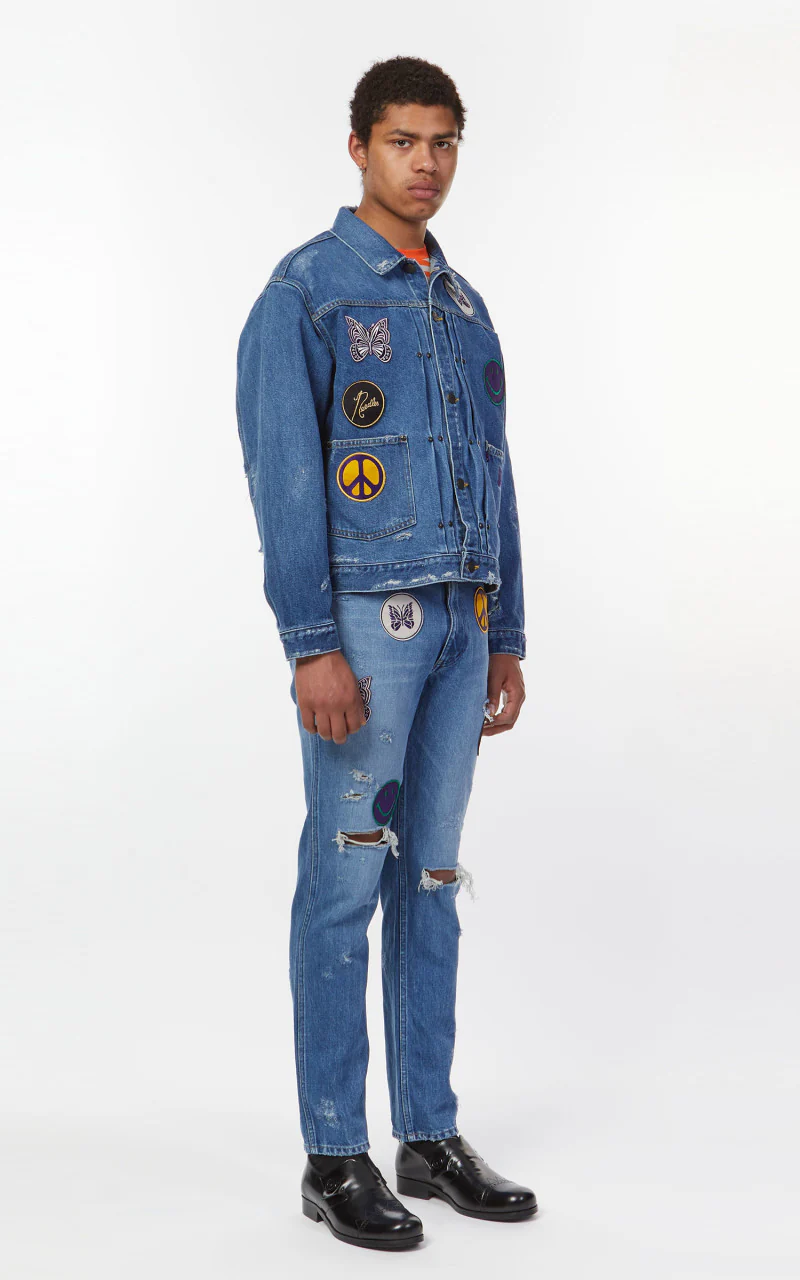 Needles Assorted Patches Jean Jacket Indigo - Image 4