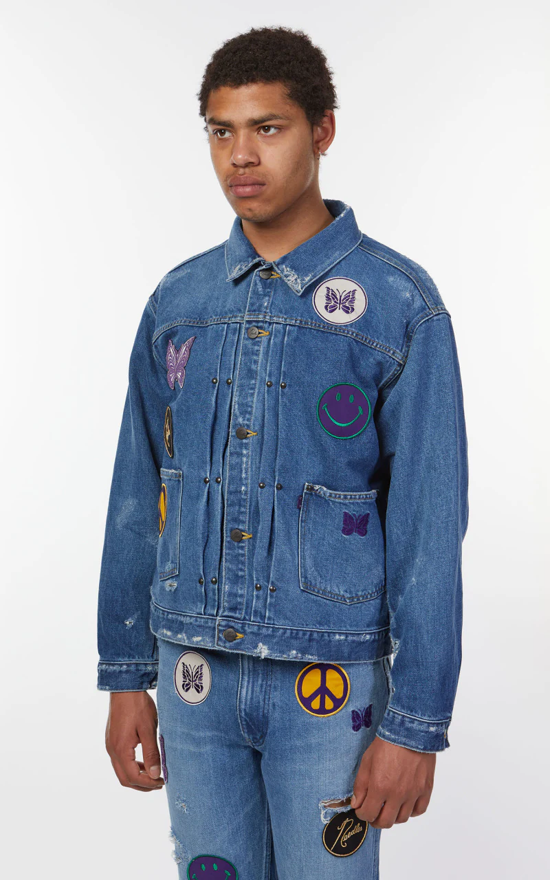 Needles Assorted Patches Jean Jacket Indigo - Image 5