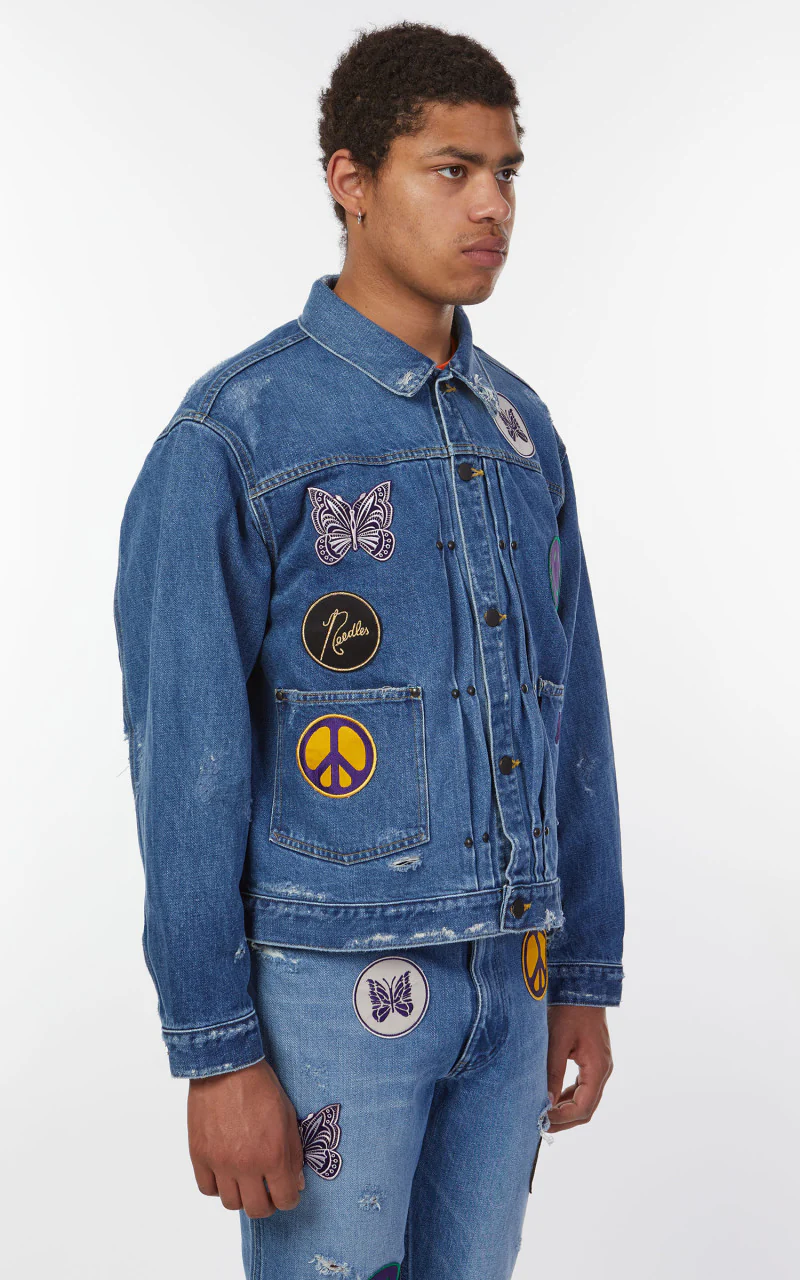 Needles Assorted Patches Jean Jacket Indigo - Image 6