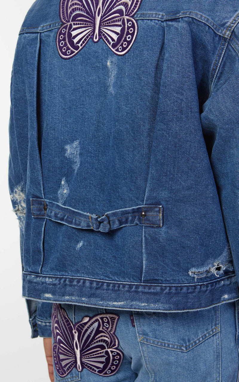Needles Assorted Patches Jean Jacket Indigo - Image 8