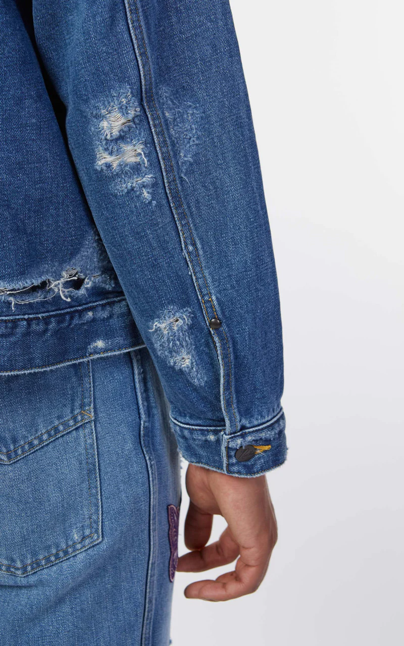 Needles Assorted Patches Jean Jacket Indigo - Image 9