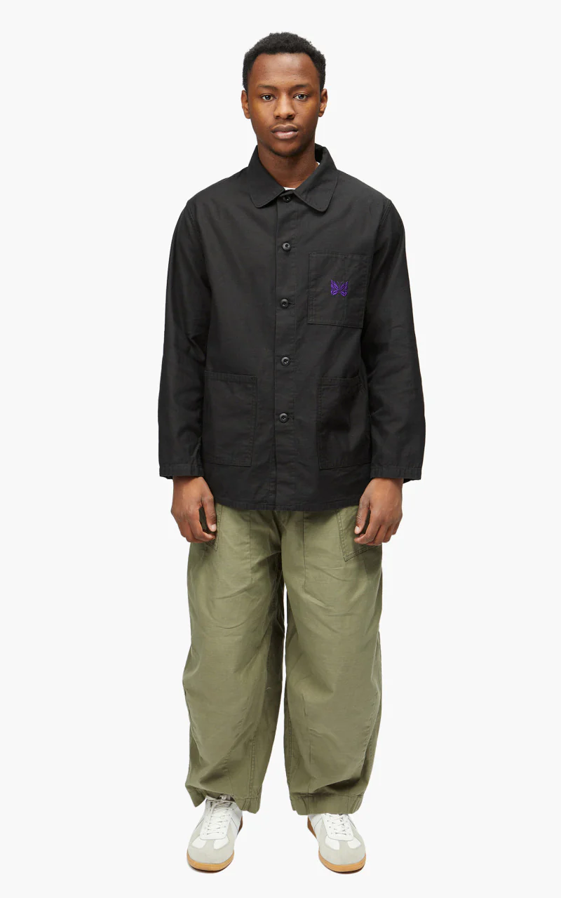 Needles D.N. Coverall Back Sateen Black - Image 2