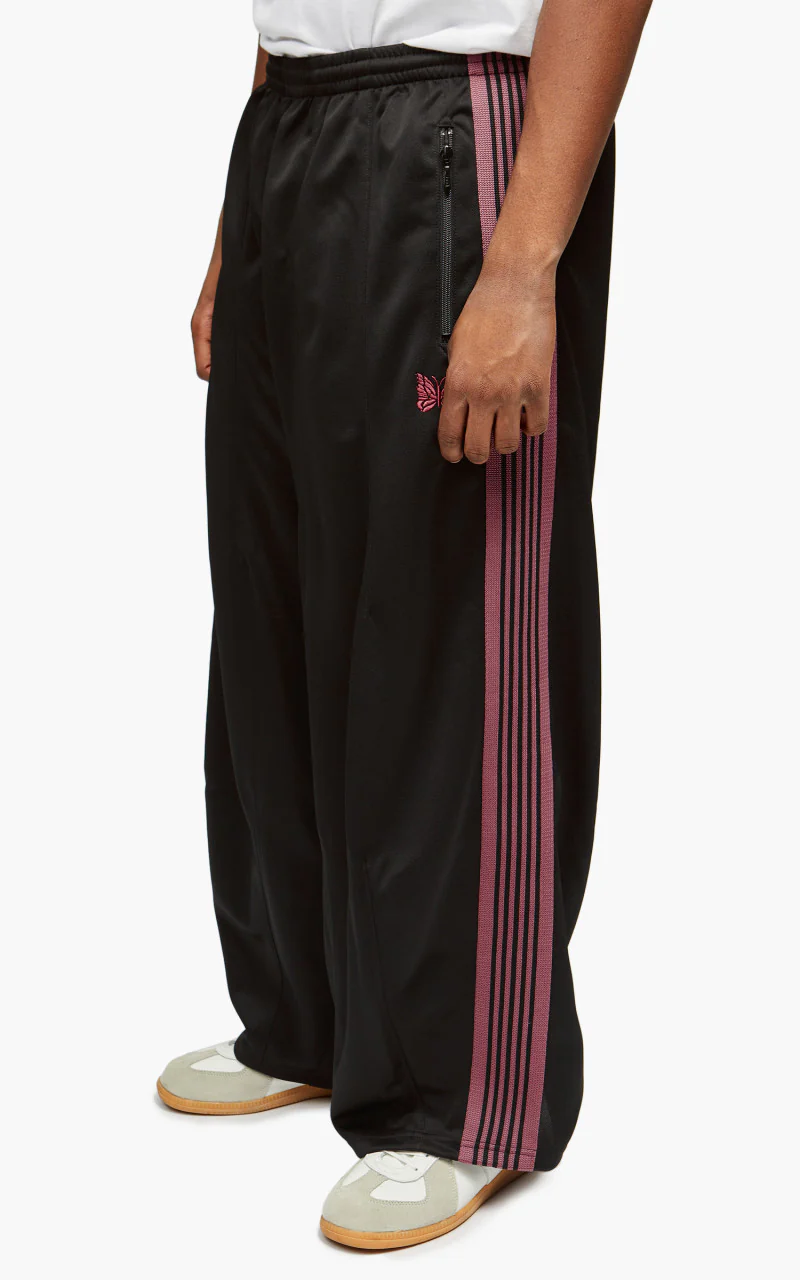 Needles H.D. Track Pant Poly Smooth Faded Black - Image 3