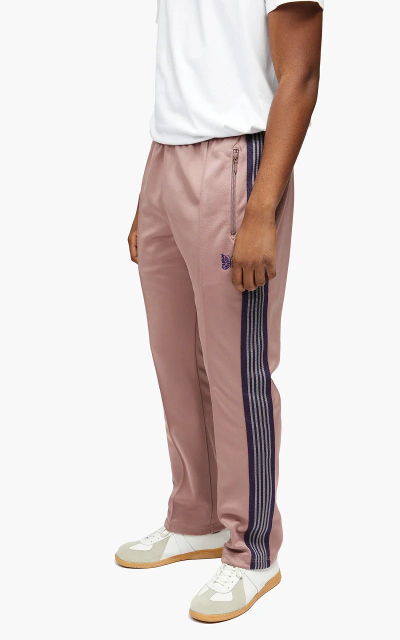 Needles Narrow Track Pant Poly Smooth Taupe - Image 4