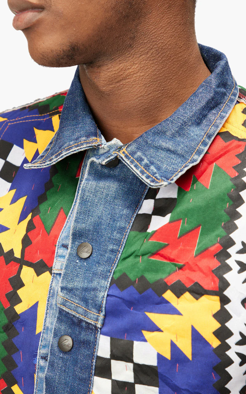 Needles Rebuild by Needles Jean Jacket Rug Covered Reversible Small - Image 12