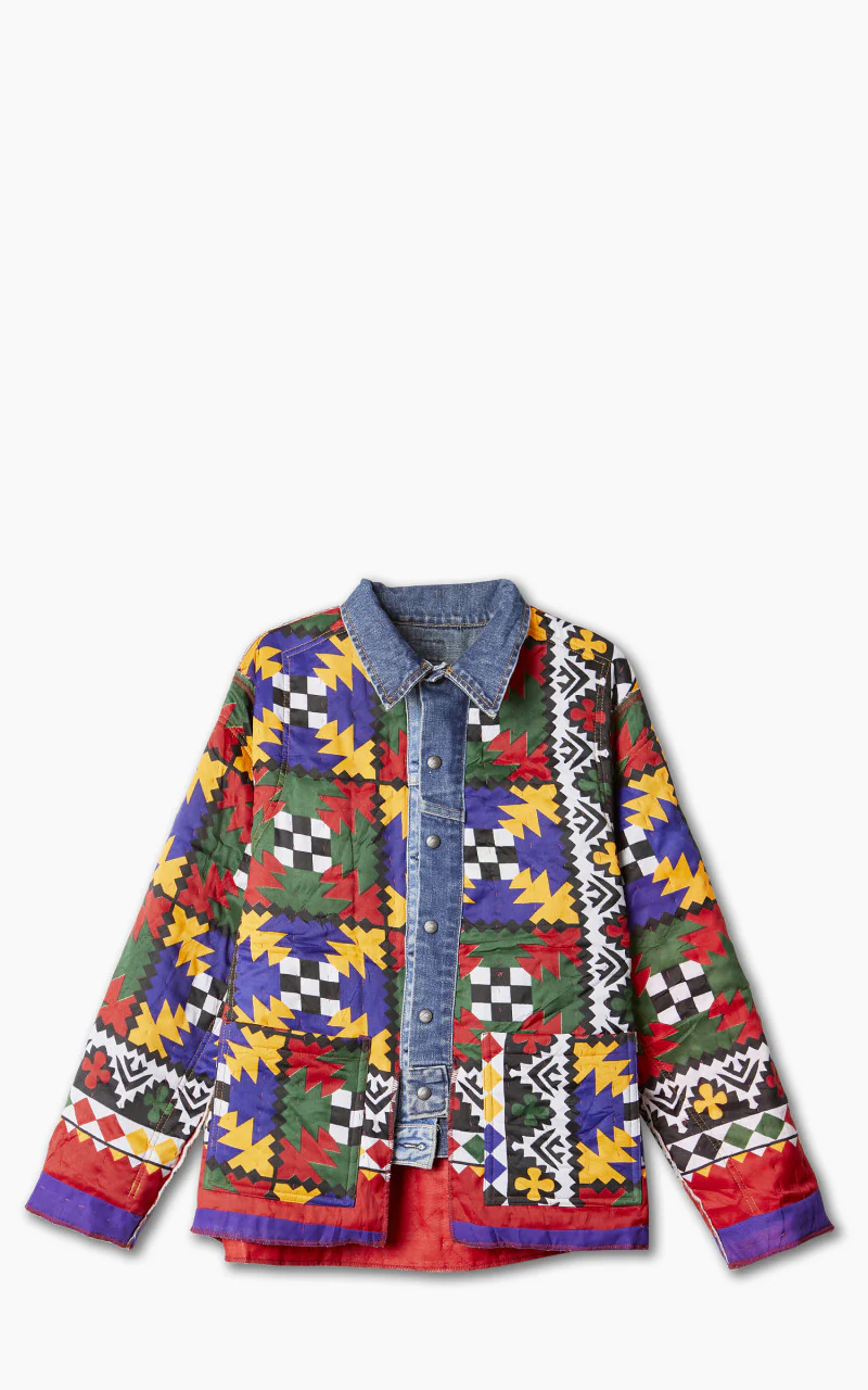 Needles Rebuild by Needles Jean Jacket Rug Covered Reversible Small - Image 6