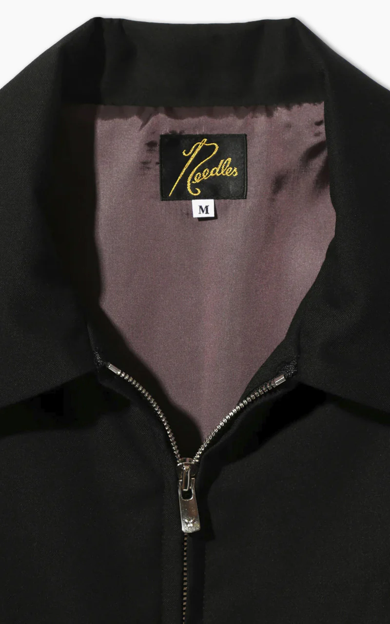 Needles Sport Jacket PE/W Gabardine Black - Image 2