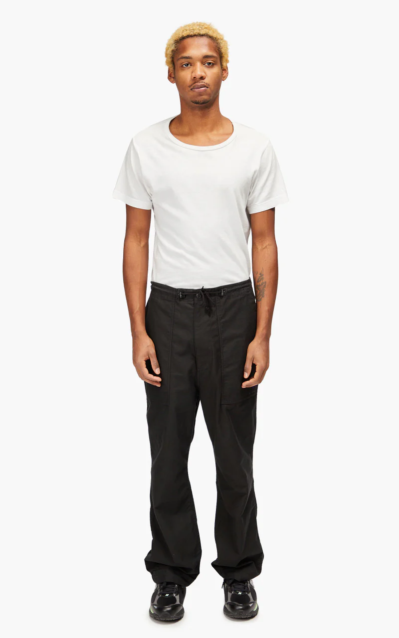 Needles String Fatigue Pant Back Sateen Black - Image 2