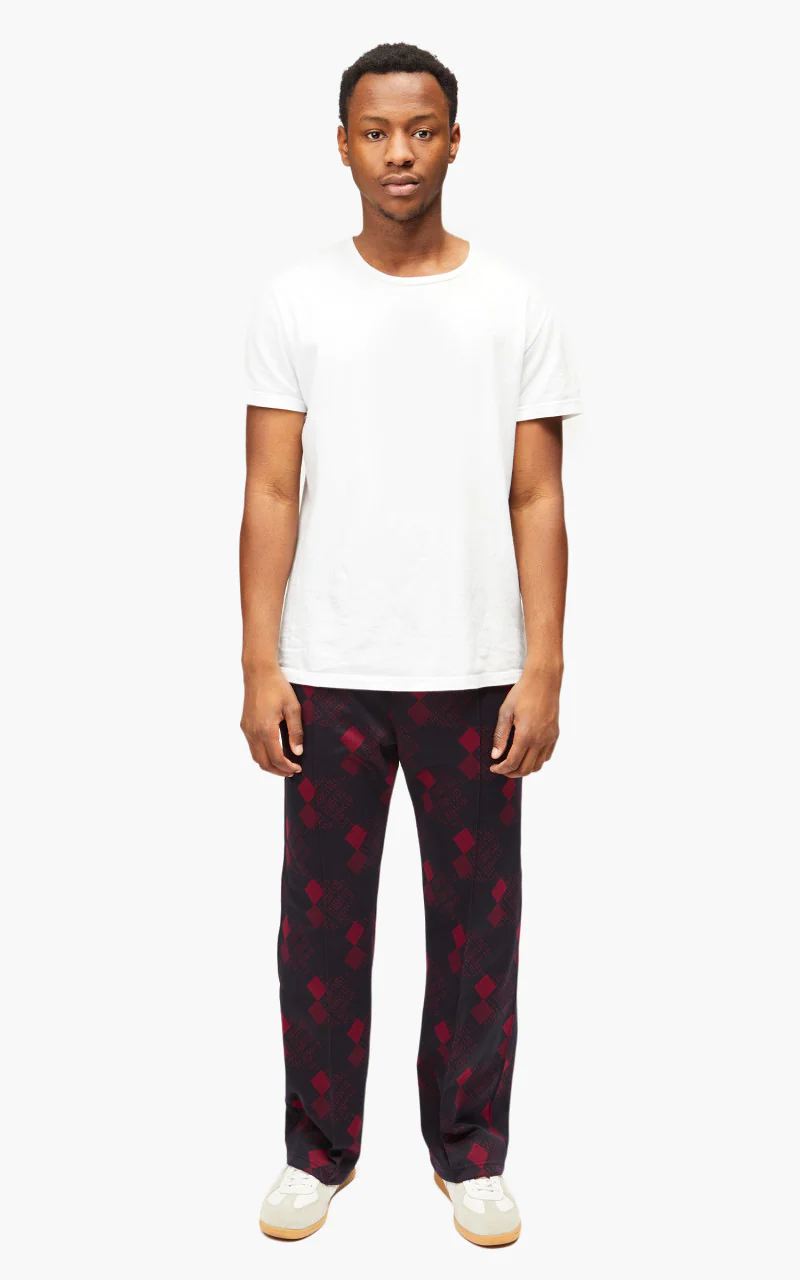 Needles Track Pant Poly Jacquard Navy - Image 2