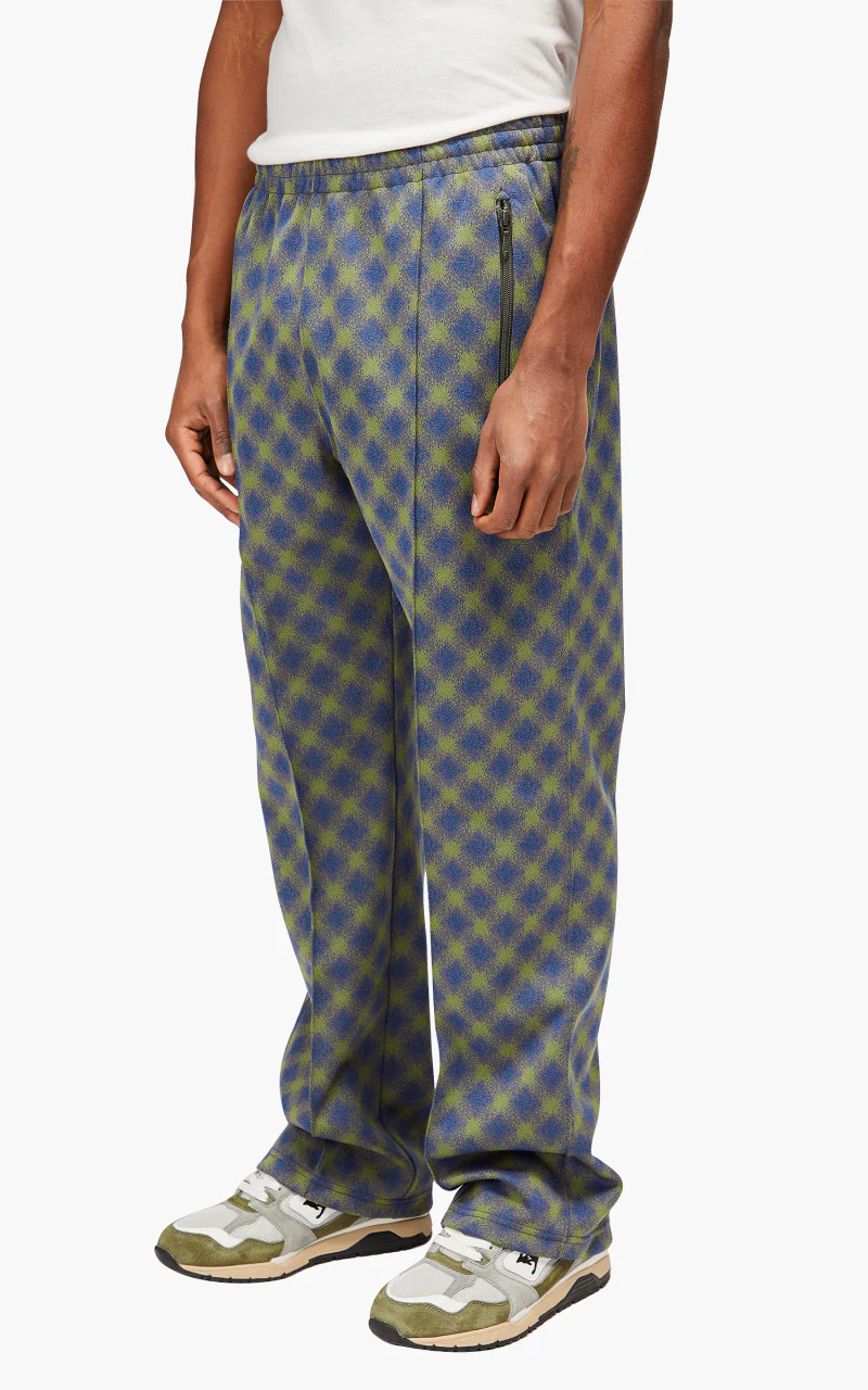 Needles Track Pant Poly Jq. Blue/Olive - Image 4