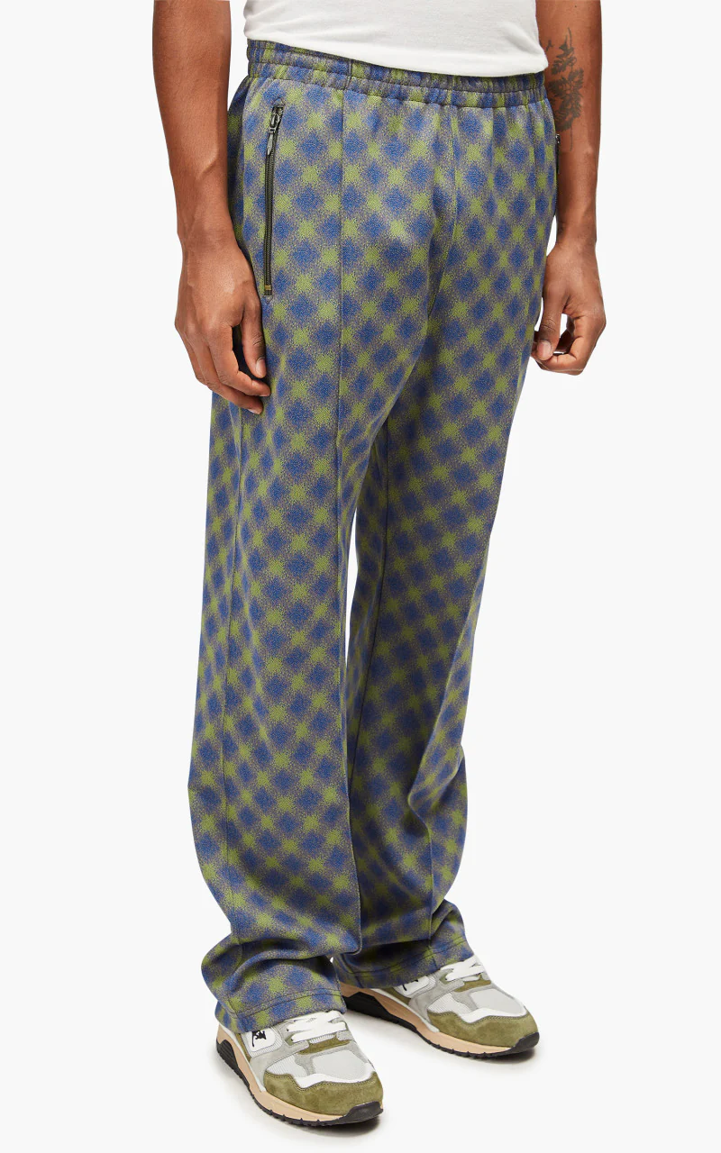 Needles Track Pant Poly Jq. Blue/Olive - Image 5