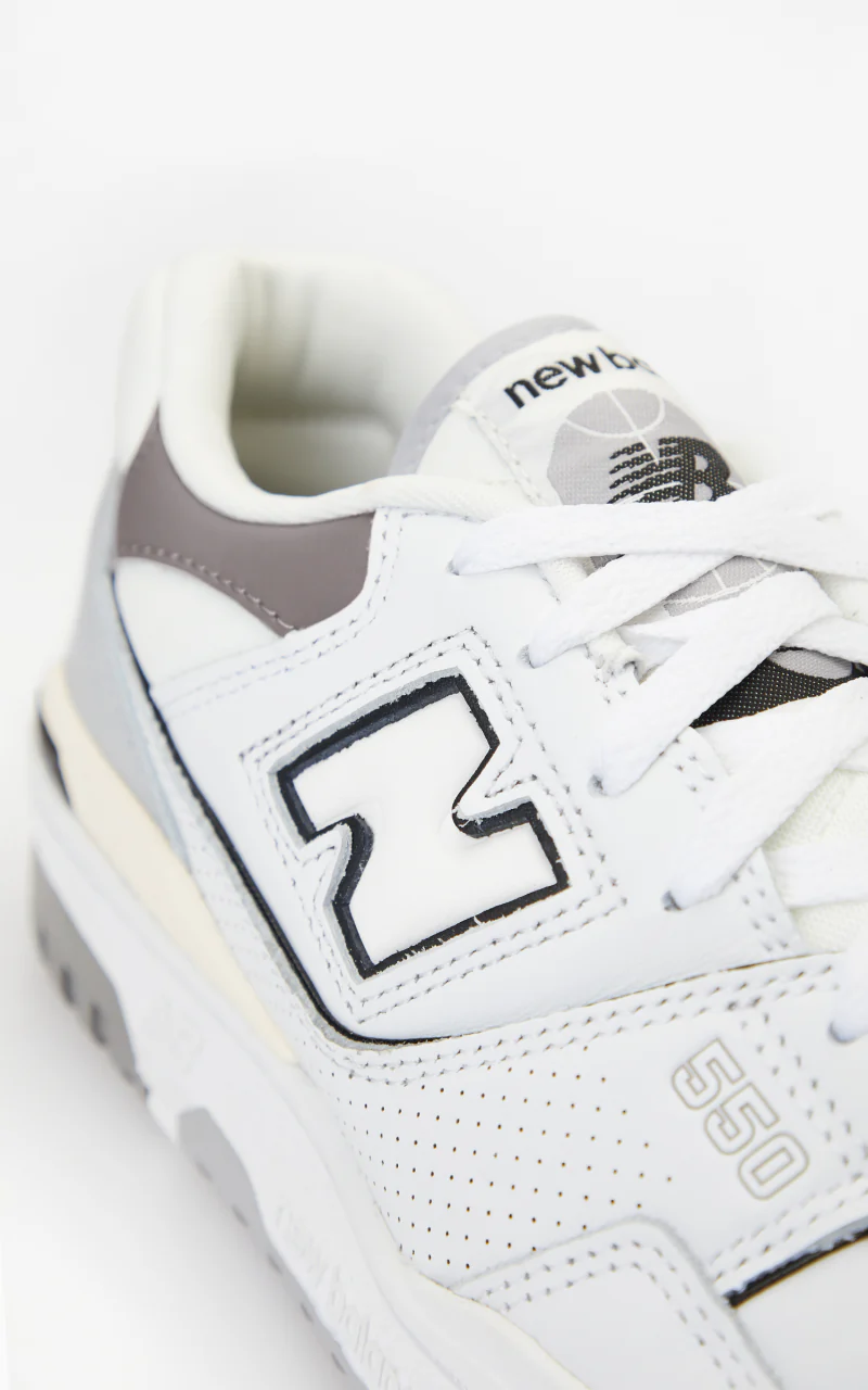 New Balance BB550 PWA White/Grey - Image 3