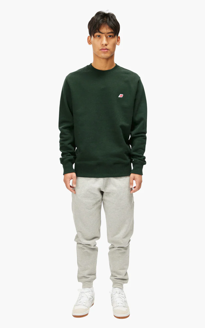 New Balance Core Crewneck "Made in USA" Midnight Green - Image 2