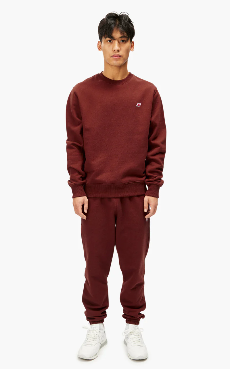 New Balance Core Crewneck "Made in USA" Rich Oak - Image 2