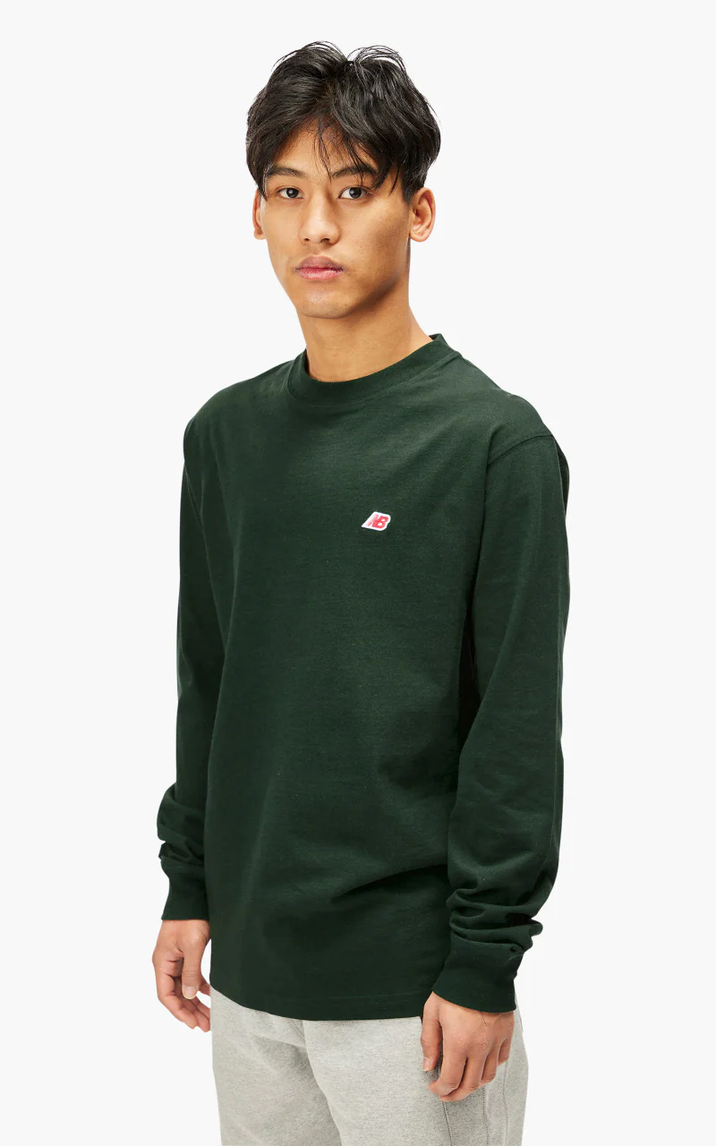 New Balance Core Long Sleeve T-Shirt "Made in USA" Midnight Green - Image 5