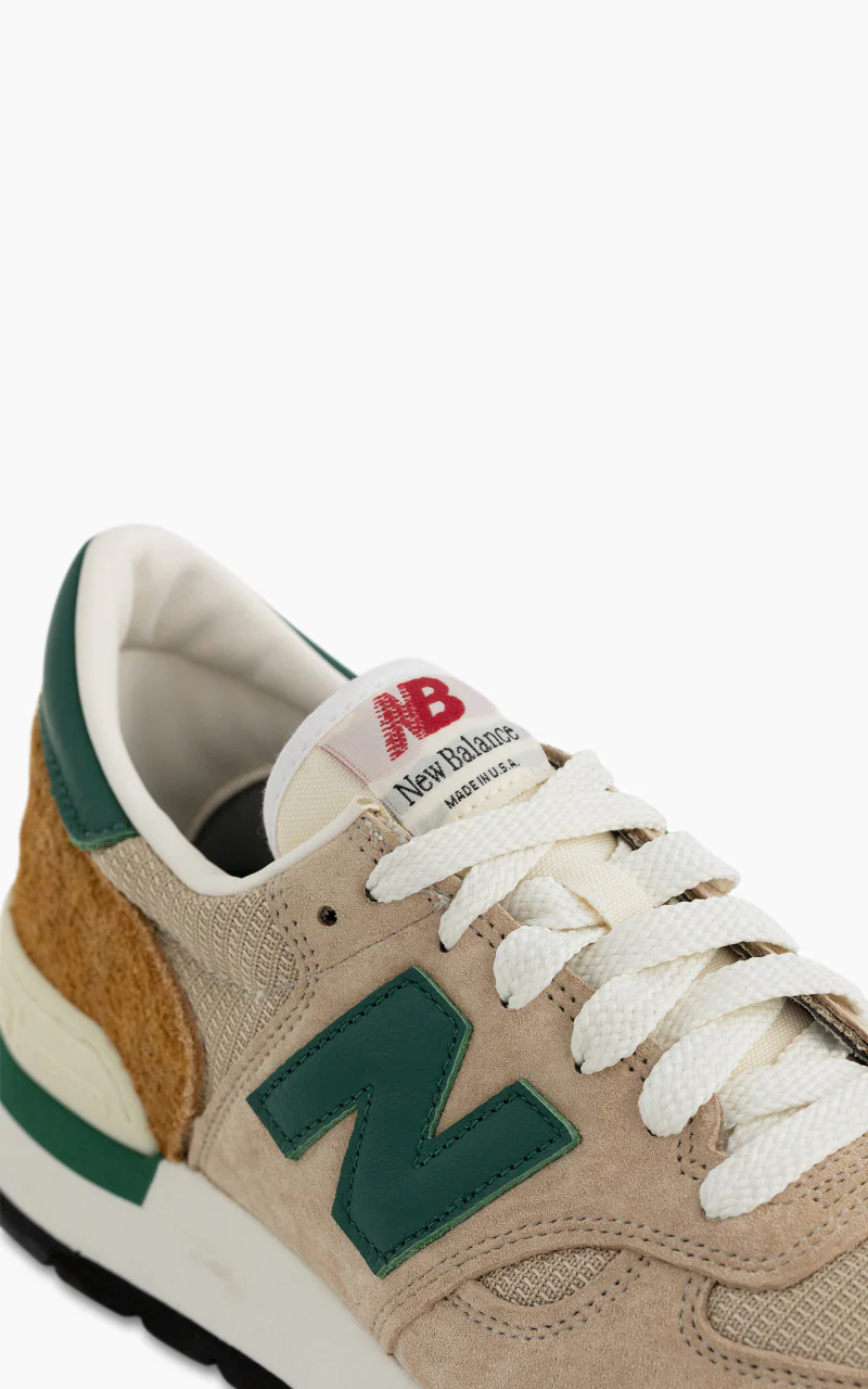 New Balance M990 TG1 Tan "Made in USA" Tan/Green - Image 5