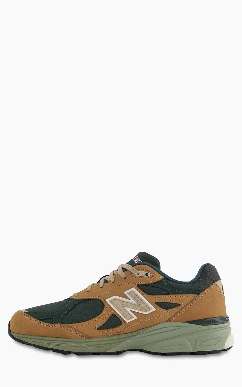 New Balance M990 WG3 Tan/Green "Made in USA" - Image 3