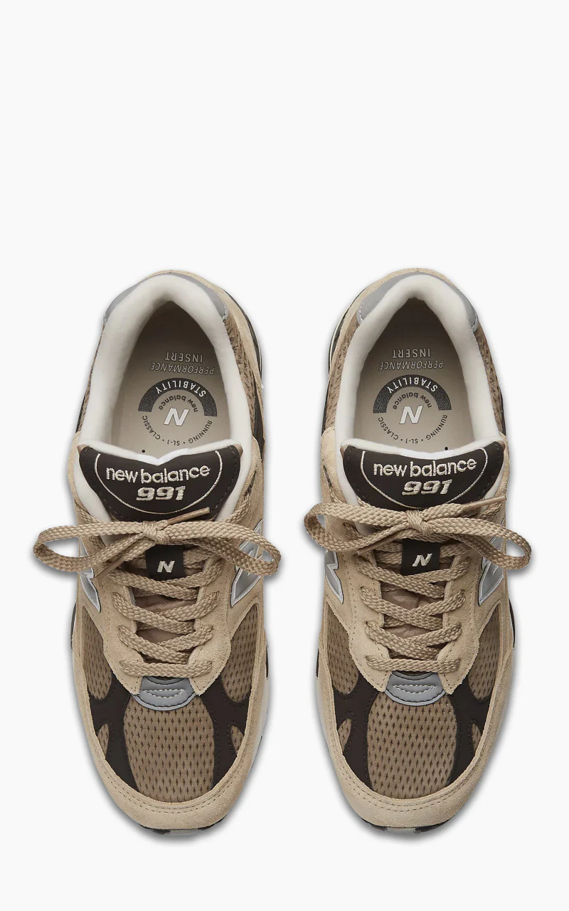 New Balance M991 CGB Pale Khaki/Silver Mink "Made in UK" - Image 3