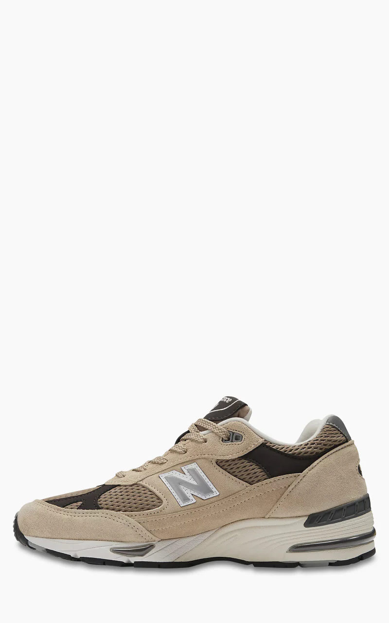 New Balance M991 CGB Pale Khaki/Silver Mink "Made in UK" - Image 4