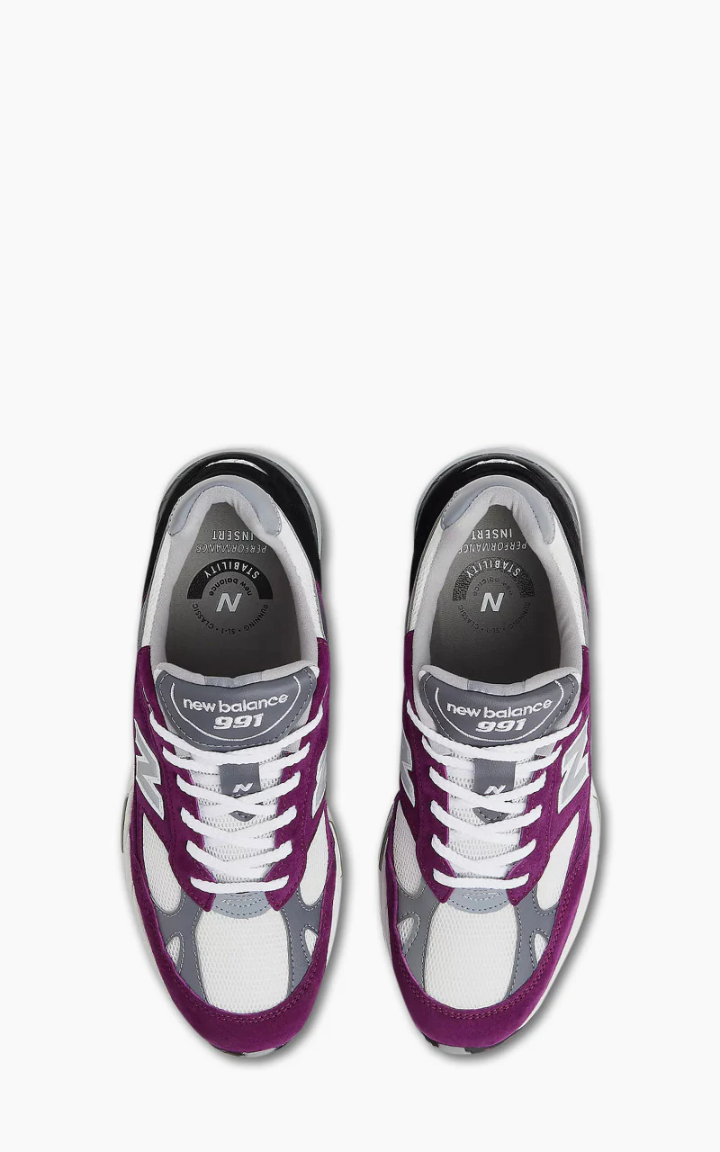 New Balance M991 PUK Grape Juice/Alloy/Black "Made in UK" - Image 3