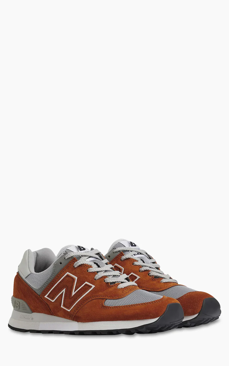 New Balance OU576 OOK Orange/Alloy/Gray Violet "Made in UK" - Image 2
