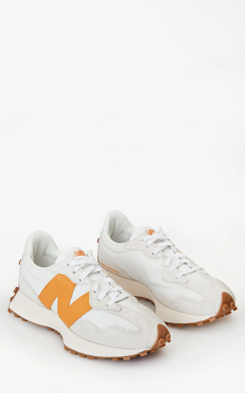 New Balance WS327 BY Sea Salt/Orange - Image 2