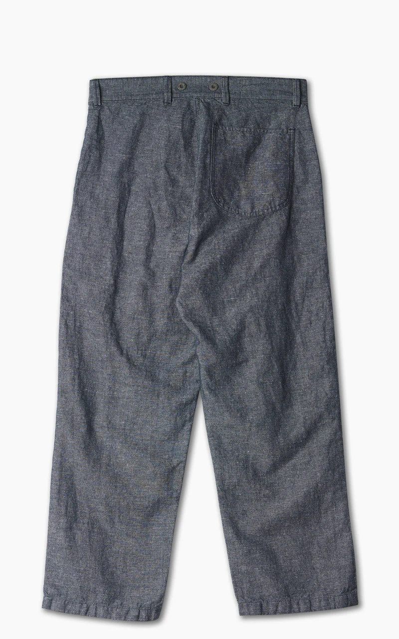 Nigel Cabourn Carpenter Pant Cotton/Linen Navy - Image 8