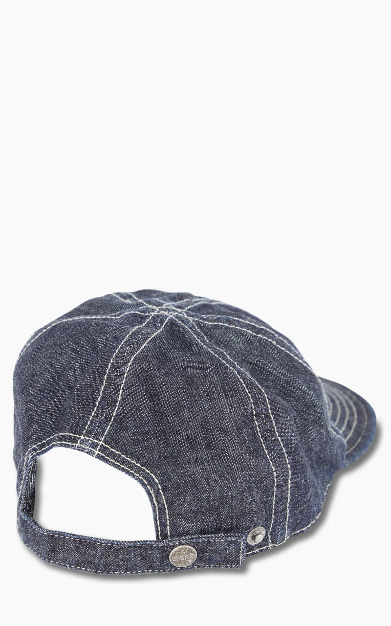 Nigel Cabourn Mechanics Cap Denim Indigo - Image 2