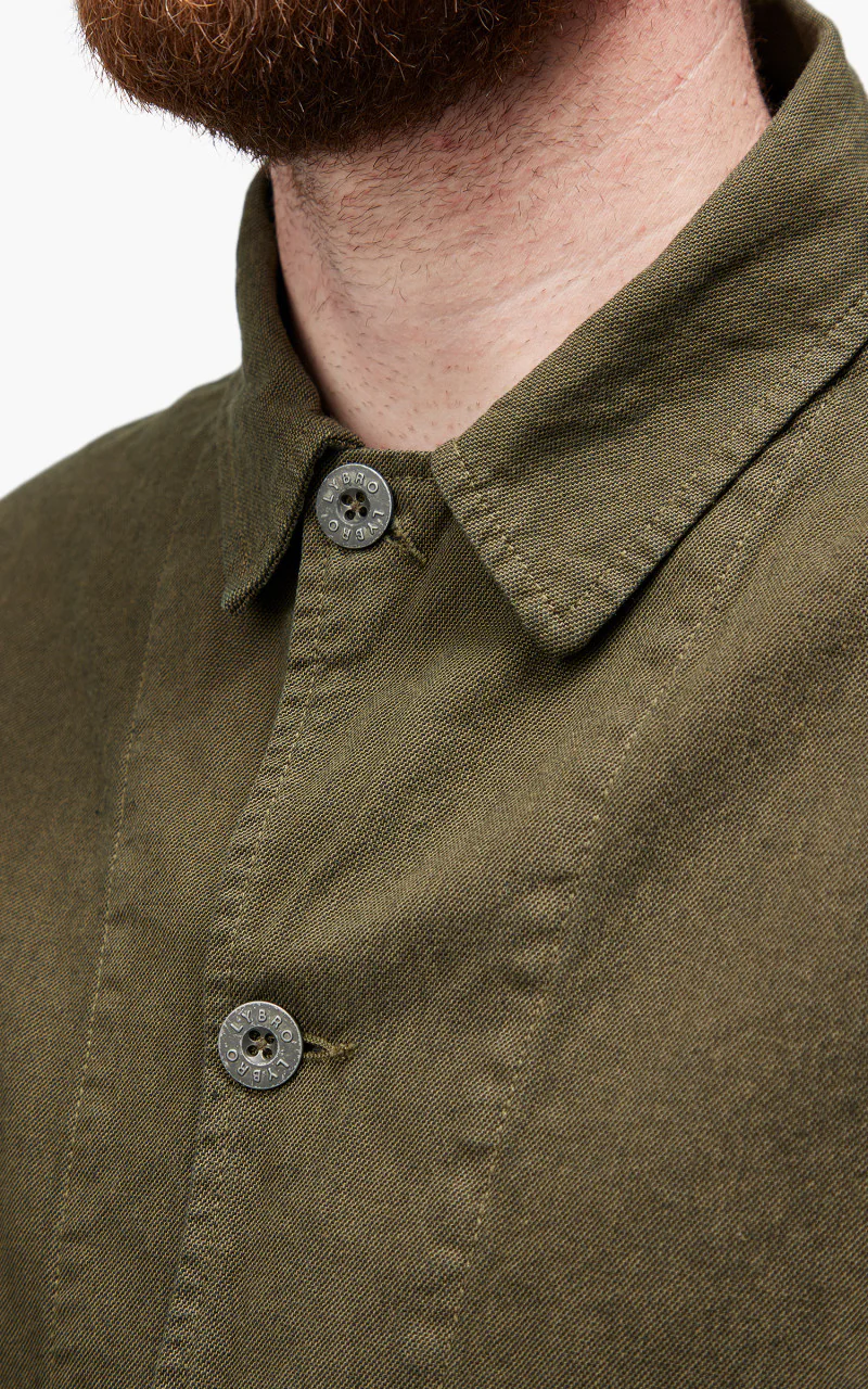 Nigel Cabourn Navvie Blazer Cotton Broken Twill Army - Image 4