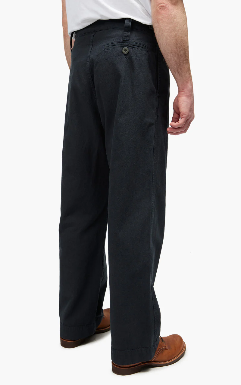 Nigel Cabourn Navvie Pant Cotton Broken Twill Navy - Image 5