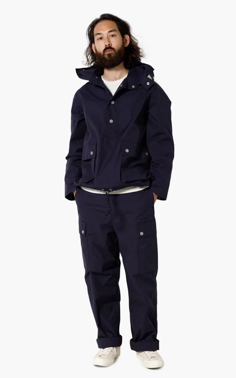 Nigel Cabourn Strap Smock Navy - Image 2