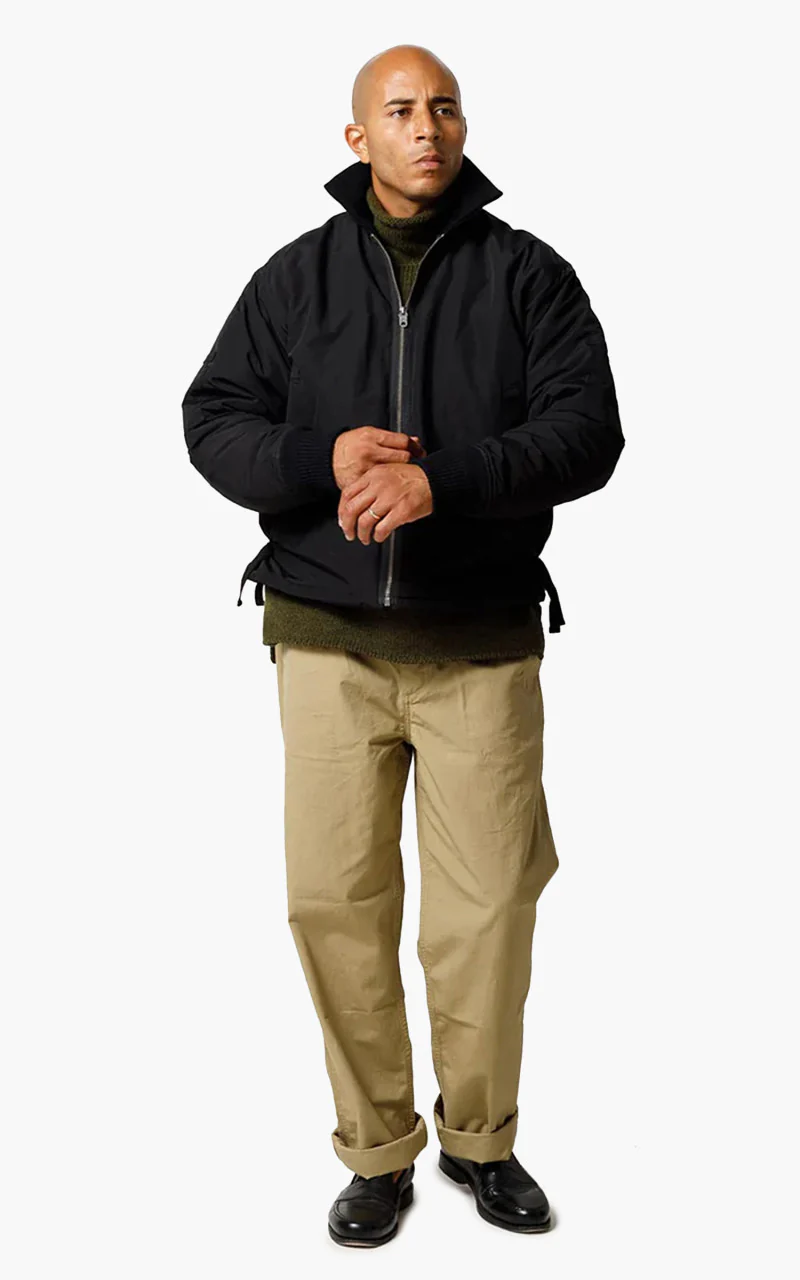 Nigel Cabourn Tank Jacket Black - Image 3