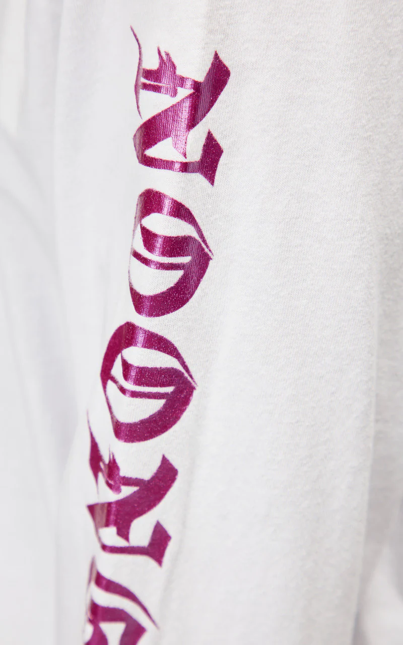 Noon Goons Shiner L/S T-Shirt White - Image 4