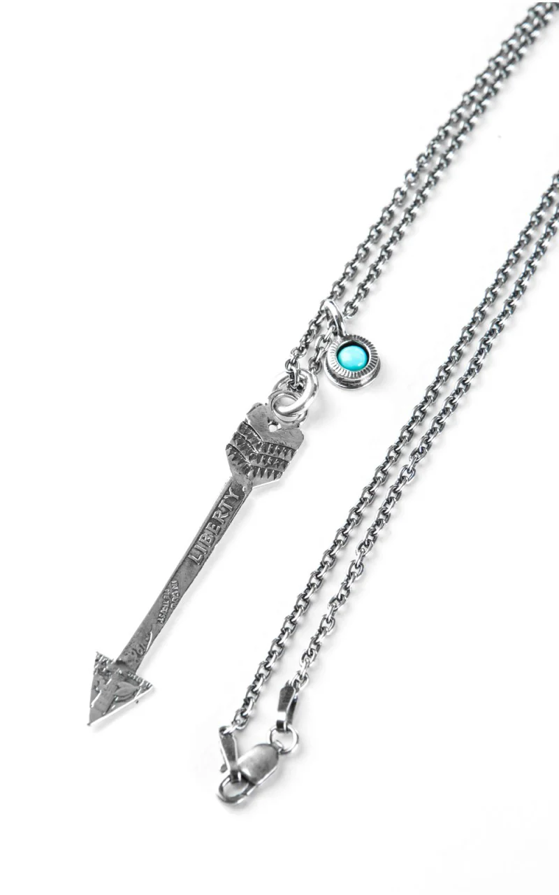 North Works N-411 Necklace 925 Silver Liberty Arrow - Image 3