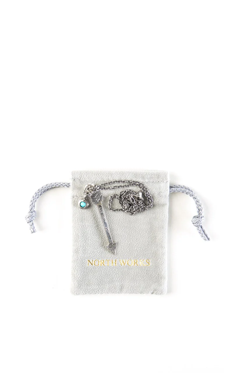 North Works N-411 Necklace 925 Silver Liberty Arrow - Image 7