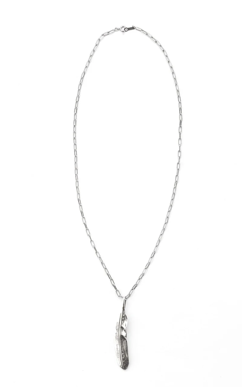 North Works N-530 Necklace 925 Silver Liberty Feather - Image 4