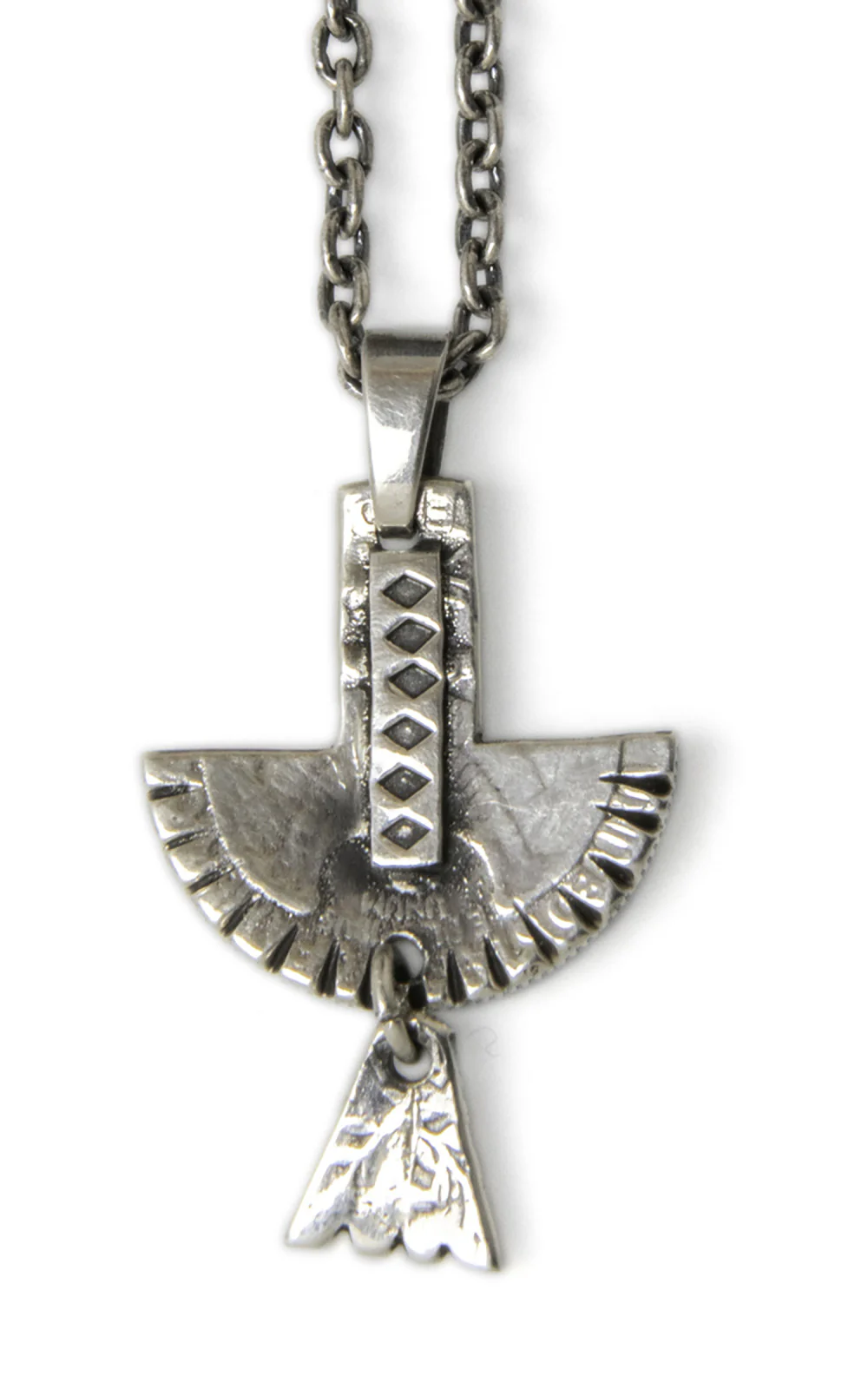 North Works N-668 Necklace 925 Silver Peyote Bird - Image 2