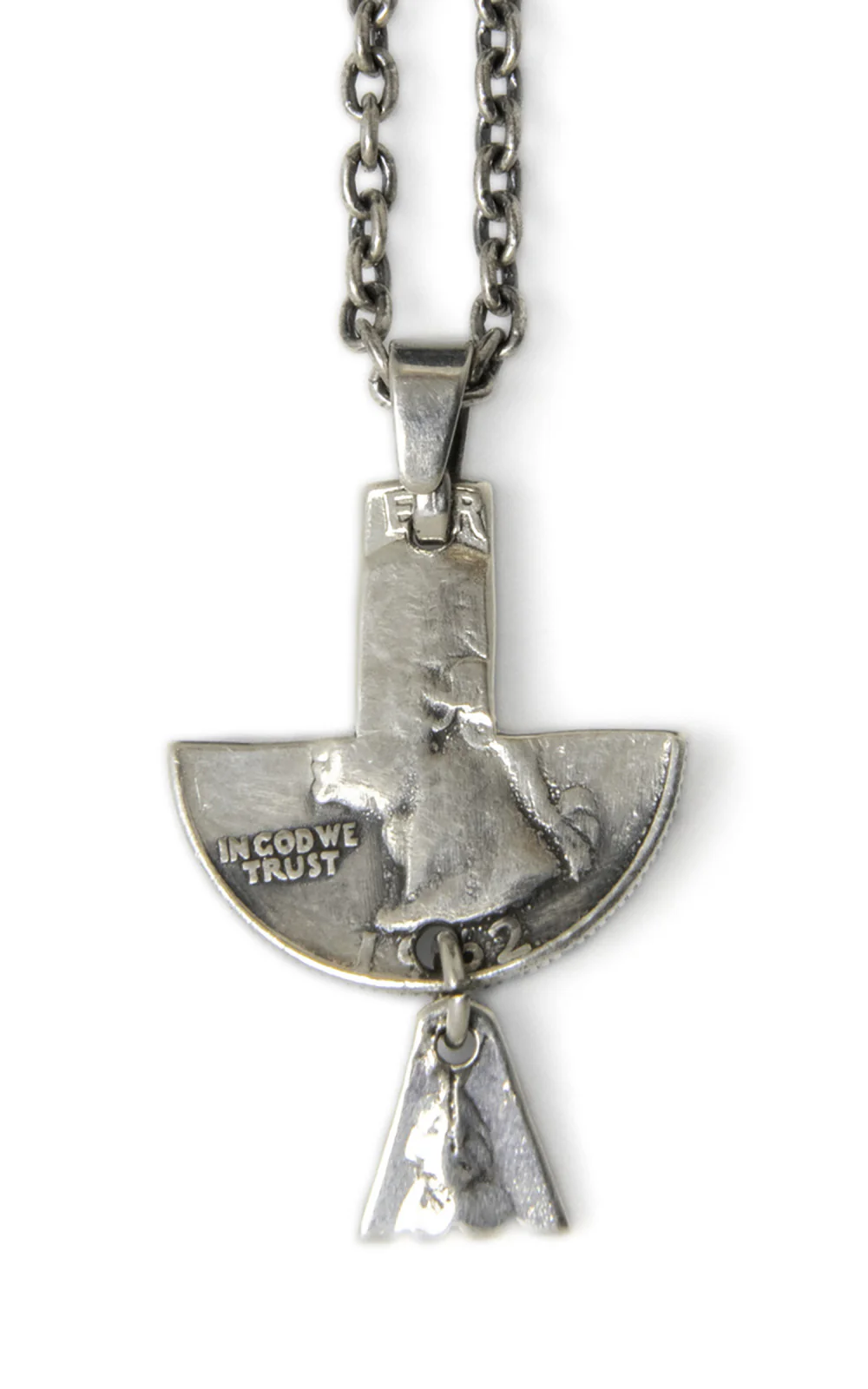 North Works N-668 Necklace 925 Silver Peyote Bird - Image 3