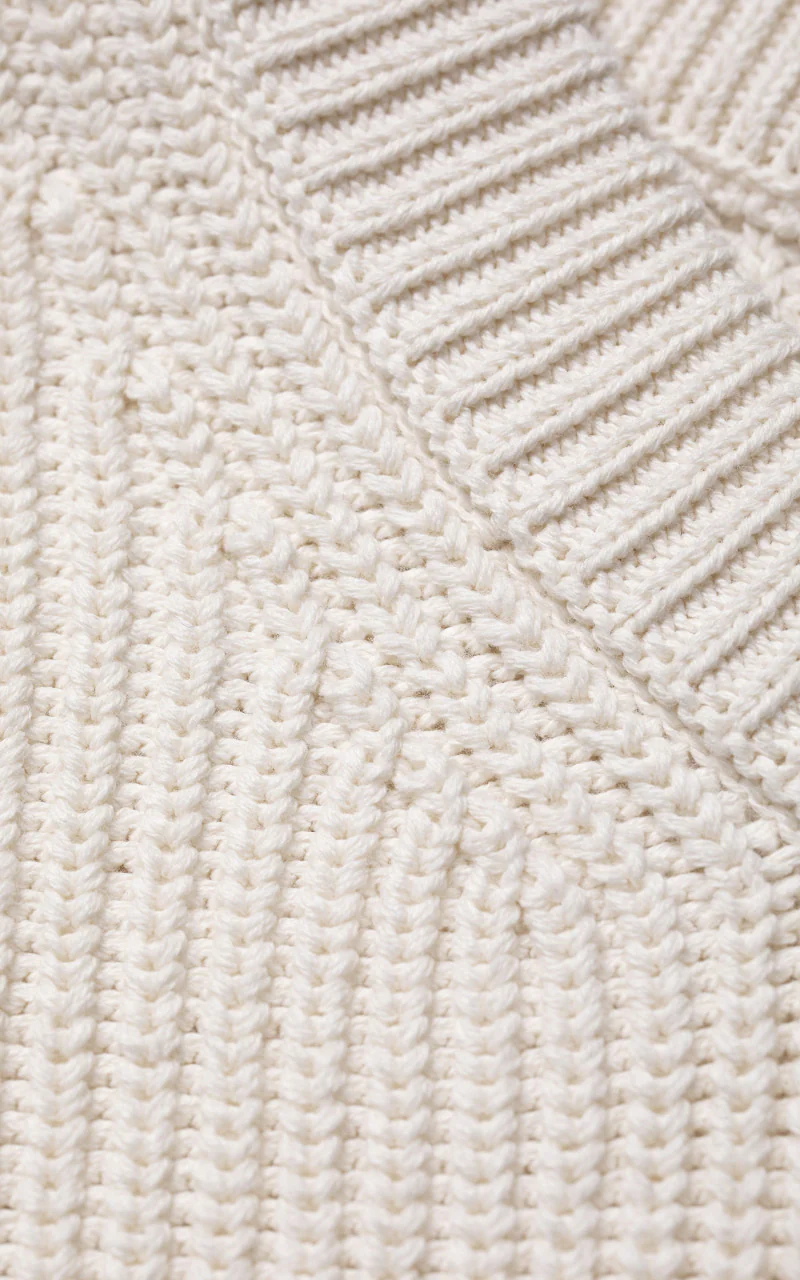 Nudie Jeans August Rib Cotton Chalk White - Image 4