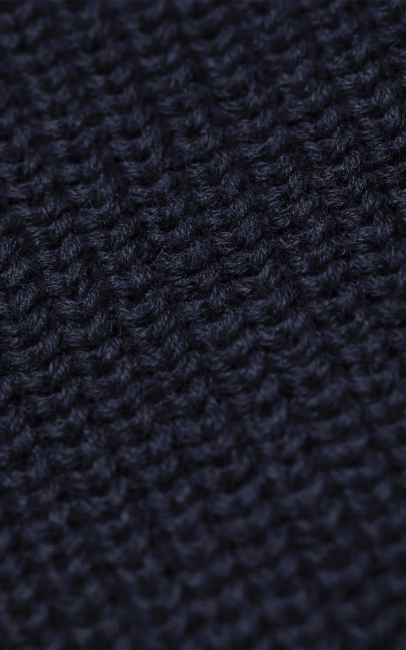Nudie Jeans August Rib Cotton Navy - Image 5