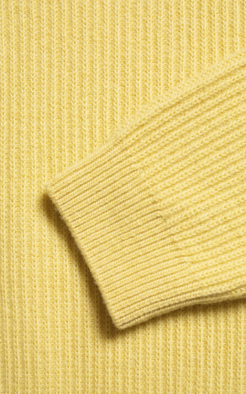 Nudie Jeans August Rib Wool Sweater Citra - Image 5