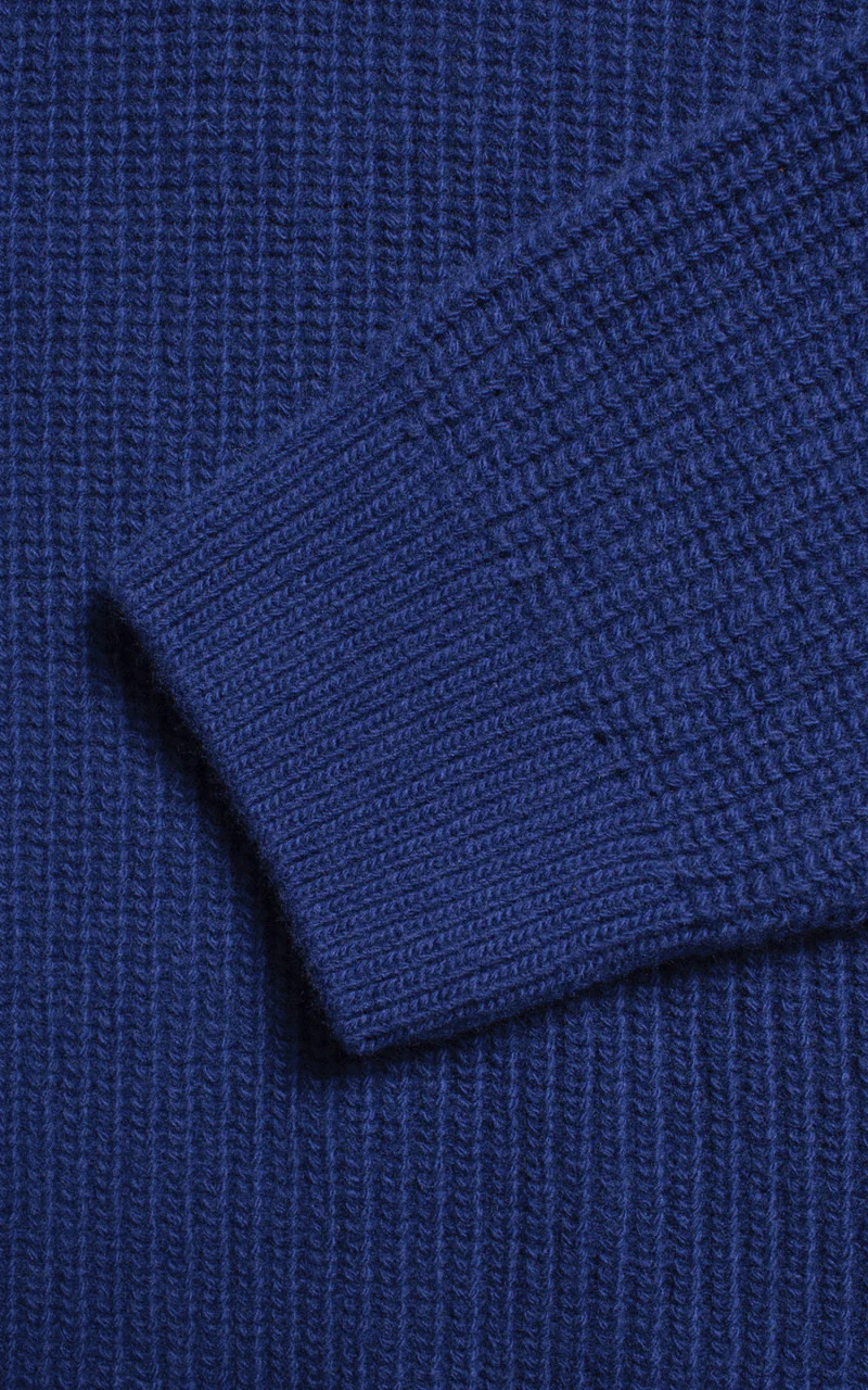 Nudie Jeans August Zip Royal Blue - Image 5