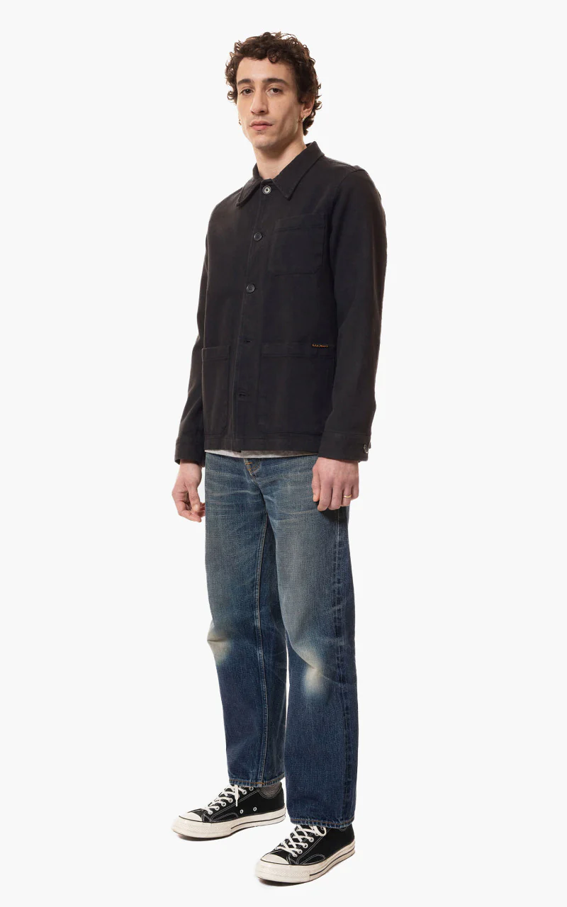 Nudie Jeans Barney Worker Jacket Black - Image 2