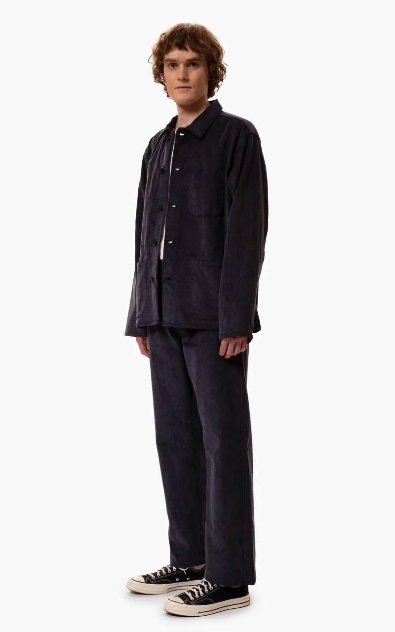 Nudie Jeans Buddy Classic Chore Cord Navy - Image 2