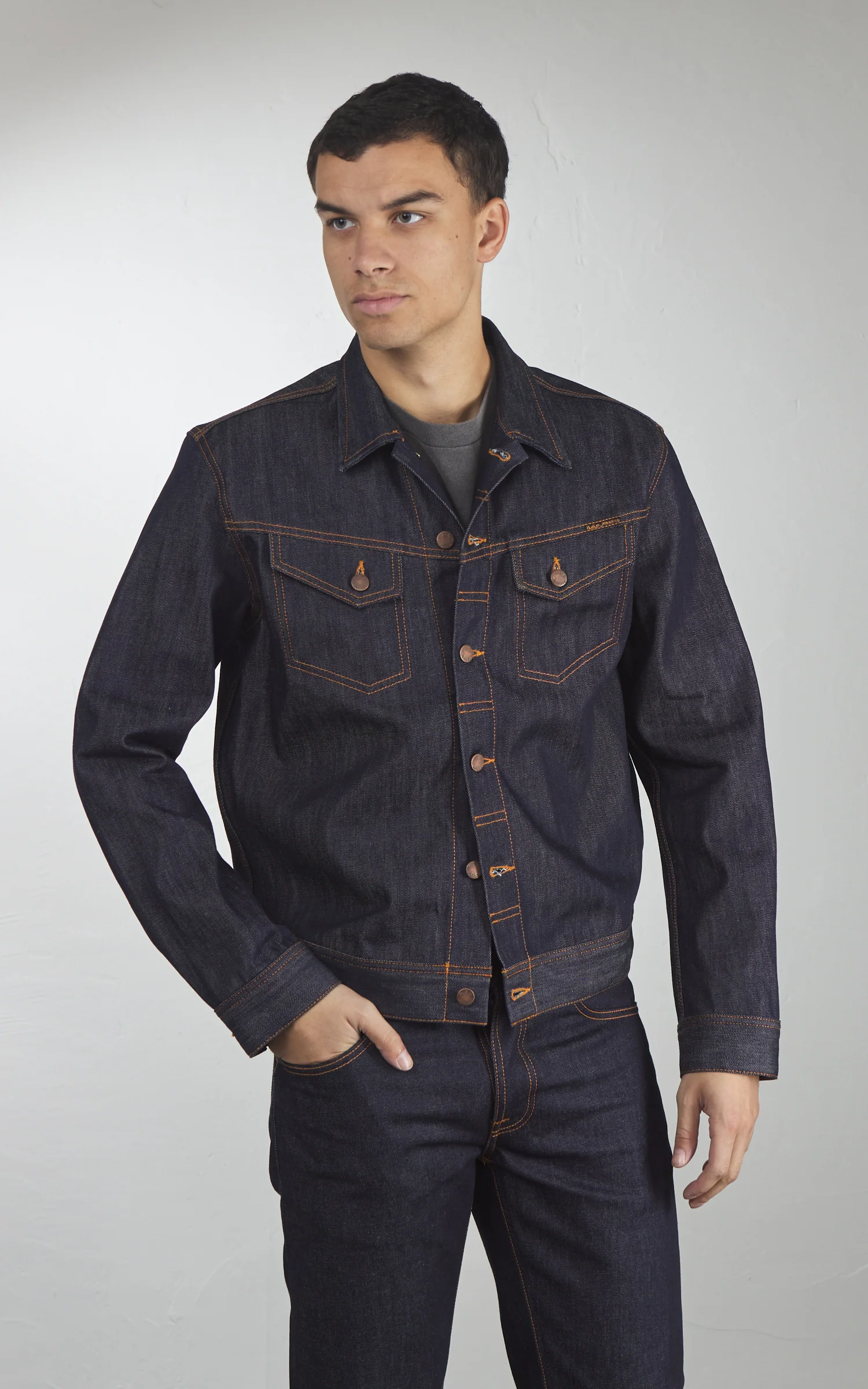 Nudie Jeans Conny Denim Jacket Sunburns - Image 3