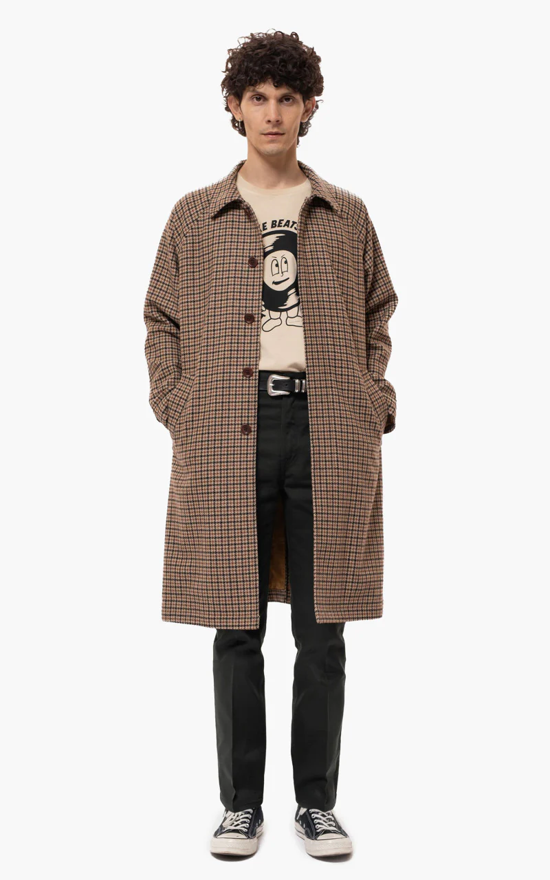 Nudie Jeans Corey Car Coat Brown - Image 2