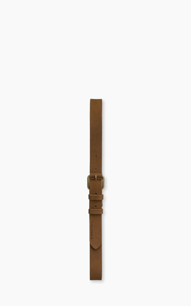 Nudie Jeans Dwayne Suede Belt Brown